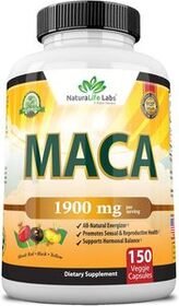 Organic Maca Root Black, Red, Yellow 1900 MG per Serving - 150 Vegan Capsules Peruvian Maca Root Gelatinized 100% Pure Non-GMO Supports Reproductive Health Natural Energizer