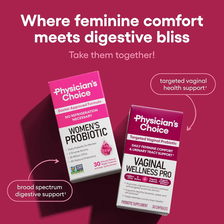 Physician's Choice Women's Probiotic: Ultimate Digestive & Feminine Health Support