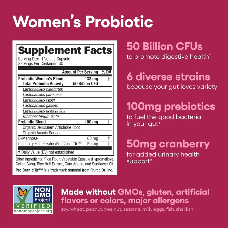 Physician's Choice Women's Probiotic: Ultimate Digestive & Feminine Health Support