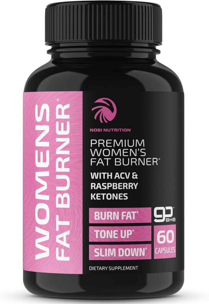 Women’s Fat Burner with ACV & Raspberry Ketones: Nobi Nutrition