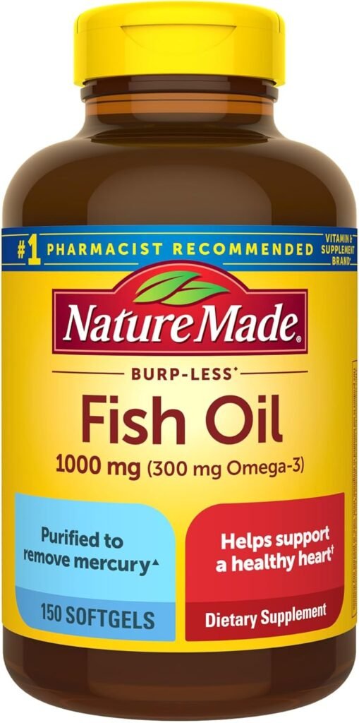 Nature Made Burp-Less Fish Oil 1000 mg