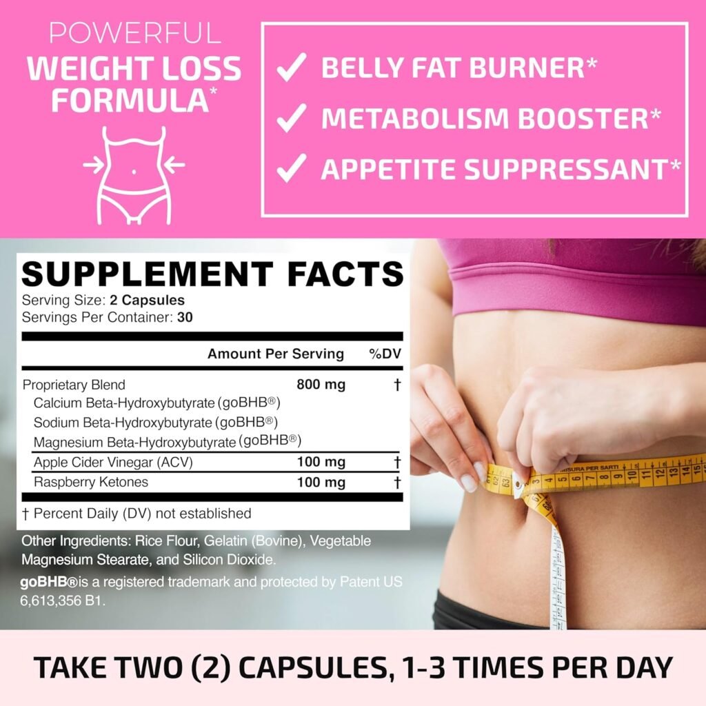 Women’s Fat Burner with ACV & Raspberry Ketones: Nobi Nutrition