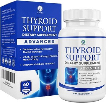 1 Body Thyroid Support Dietary Supplement: Boost Thyroid Health and Overall Wellness